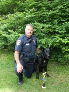 Officer Steve Vesco and his K-9 partner Iko, of the Windsor, Connecticut Police Department, were among the top finishers at the 2013 Region 4 USPCA trials.