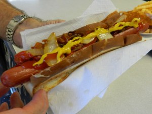 One of the best - Bart's Famous Hotdogs from the Magic Grill in Windsor, Connecticut.
