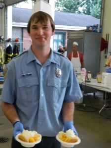 Firefighters' Peach Festival in Manchester, Connecticut.
