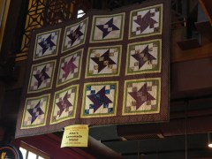 Quilt made by Kathy Wakefield and Diane Mullin, teachers at Oliver Ellsworth School.