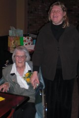 Nana with great-granddaughter Katie.