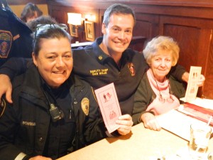 Sue Bowman, Dan Nolan and Ann Walsh met and discussed SEND HOMETOWN WINDSOR to the TROOPS as a beneficiary of "30 Years Windsor Chamber Cares."