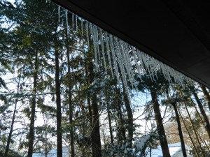 "The icicle man has a frozen nose..."