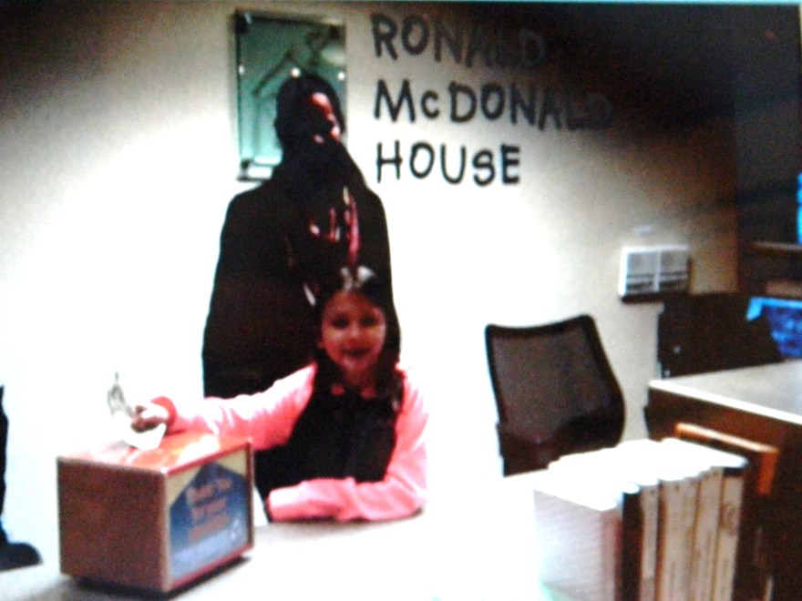 Sofia raised money to donate to The Ronald McDonald House.