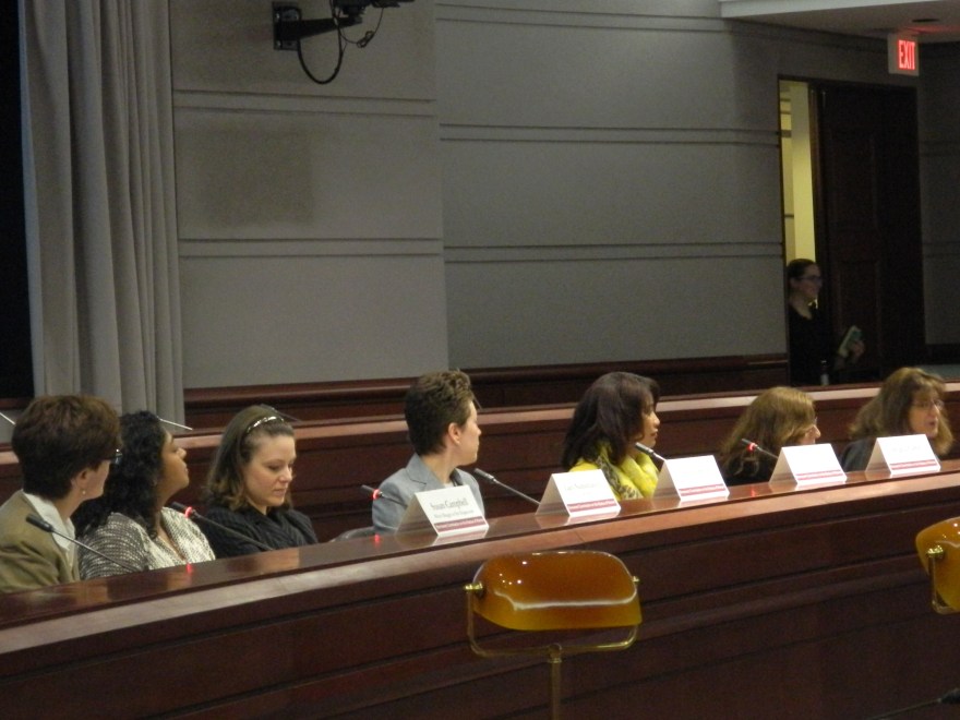 Photo by Jacqueline Bennett Panel Examines "Journalism & Gender: When Women Report on Politics and Public Policy."