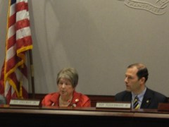Legislators explained the ground rules for the Common Core hearing at the CT LOB.