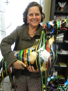 Artist Phyllis decorated sirius.