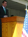 Gov. Malloy addresses the group.