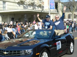 "Voices" of the Husky sports, broadcasters Wayne Norman and Joe D'Ambrosio,