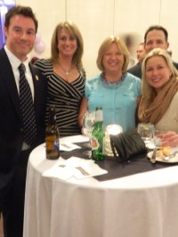 John Jary, Kristen Hoffman, Lori Hartmann, and Windsor Town Manager Peter Souza and his wife Lisa.
