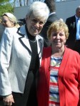 Two women helping veterans - Lt. Gov Nancy Wyman and Ann Walsh.