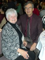 Former state representative Ruth Farhbach and her husband.