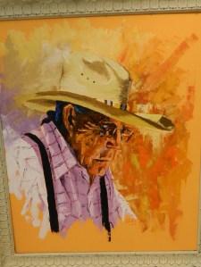 Navajo Missionary, oil, by Bernard Duffy. 