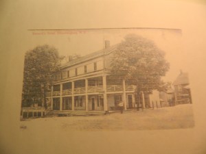 Postcard of The Bennett Hotel in Upstate New York.