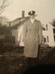 Uncle Al pictured in dress uniform during a visit home to Connecticut's Quiet Corner.
