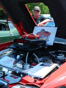 Jack Gahr of Broad Brook, CT retruned from Viet Nam to fulfill his dream of owning a Mustang. Shown with his 2004 40th Anniversary Limited Edition Ford Mustang Mach 1.