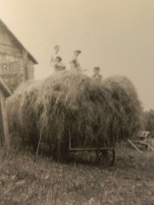 After the horses were unhitched.