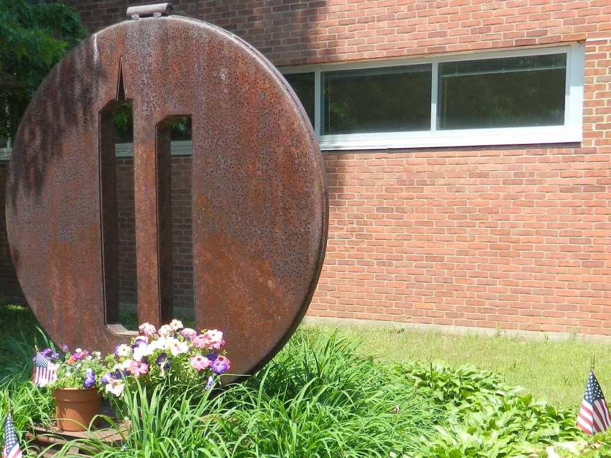 File photo by Jacqueline Bennett 9/11 Memorial Windsor High School, Windsor, CT.