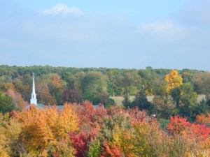 Photo by Jacqueline Bennett From a Connecticut hilltop in the City of Village Charm, Manchestr, CT. (October, 2014).
