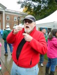 Bob Houle enjoying the 2014 Chili Challenge. 