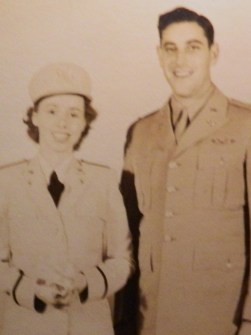 Mary & Al Generous on theri wedding day .