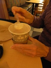 Chase away the chill with a hot chocolate.