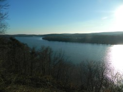 A view of the Connecticut River from the grounds of Gillette Castle.