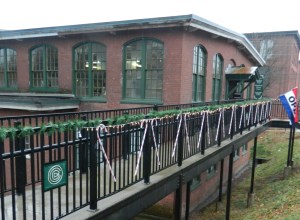 The Manchester History Center is located inside a former Cheney mill.