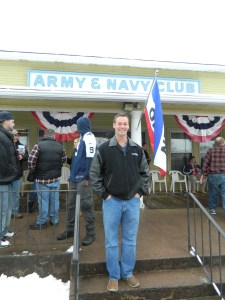 Windsor, CT's  Dan Nolan, a longtime Manchester Road Race participant, instead turned out this year to show support for the runners.
