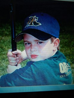 Joshua, Pa's great-great grandson and Jillian and Doyle's son. Josh played Little League and went on to play high school baseball - his position, outfielder.