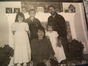 Donna and family - then ...