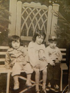 Donna, Debbie and Glen Jr. then...