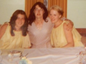Donna, Candy and Jackie at Deb and Wayne's Wedding reception.
