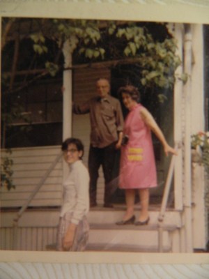 Great Uncle Frank Sheedy who served in WWI with Mom and my sister Candy at Aunt Jessie's in New Hampshire.