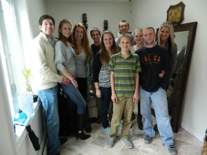 Cousins plua a boyfreind and a fiance.