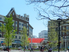 Storrs Center by the main University of Connecticut campus.