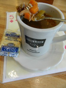 Housemade Chicken & Rice soup.