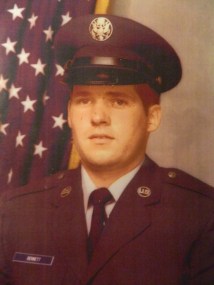 Glen Oliver Bennett, Jr. USAF 1981-1992. Glen Jr. served as an Aircraft Grounds Equipment Mechanic and during his tours of duty was recognized with an Outstanding Ground Equipment Mechanic of the Year Award. He was stationed in Rine Mine Germany and Fort Walton Beach, Florida.