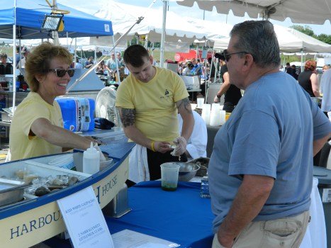 Beautiful weather acompamied 2015 Taste of Mystic in Mystic, Connecticut.