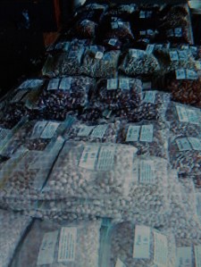 Bags of beans galore!