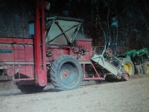 Dam Comte working the Comte Family Farm in Nottingham, New Hampshire.