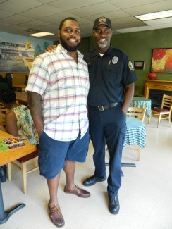 Chris and hid father Marion Baker pray together daily by phone.