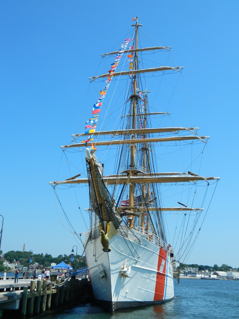 Photo by Jacqueline Bennett Barque Eagle, America's Tallship, New London, Connecticut August 2015.