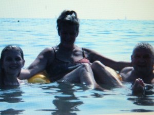 Michelle, Melane and Mike.