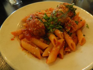 Penne Pasta got a thumbs up.