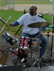 Drummer Geoff Wilson.