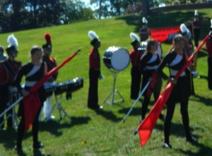 MHs Band and Flag Carriers.