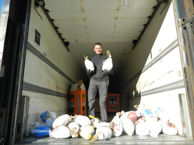 Photo by Jacqueline Bennett 11/2013 Taking part in Jack Bannan Memorial turkey Trot is a tradition for many Simsbury residents. 