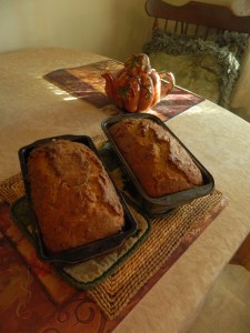 Candy's home made banana breads.