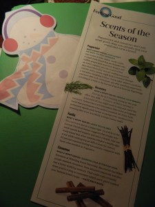 "Scents of the Season" Oprah Magazine sidebar by Kate Rockwood.